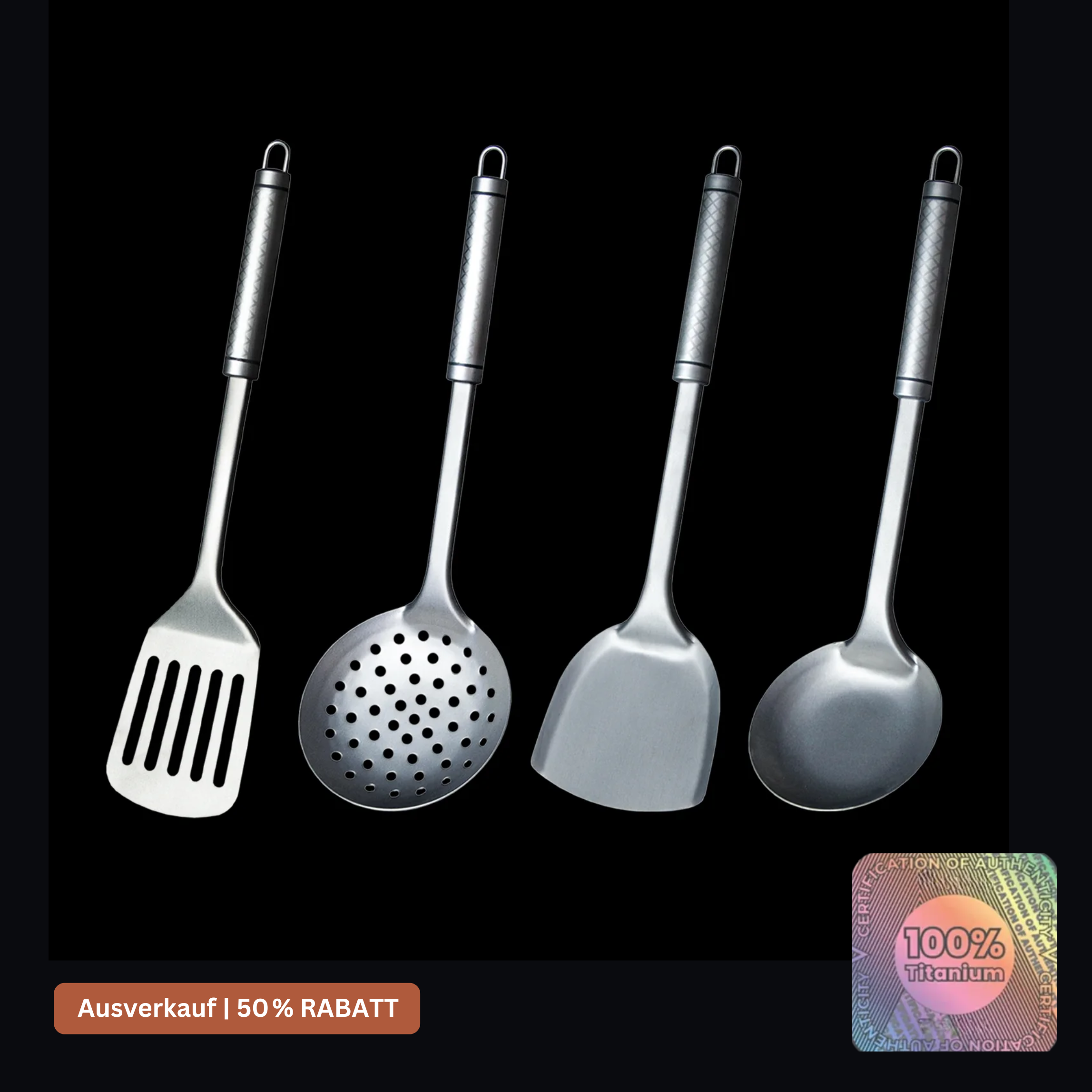 Mosman Spatel/Utensilien aus 100 % reinem Titan